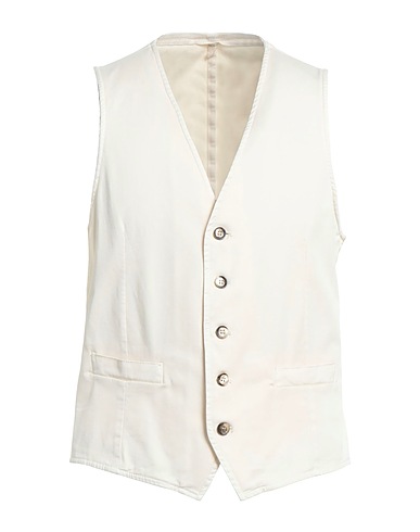 L.B.M. 1911 Waistcoat Ivory 97% Cotton, 3% Elastane
