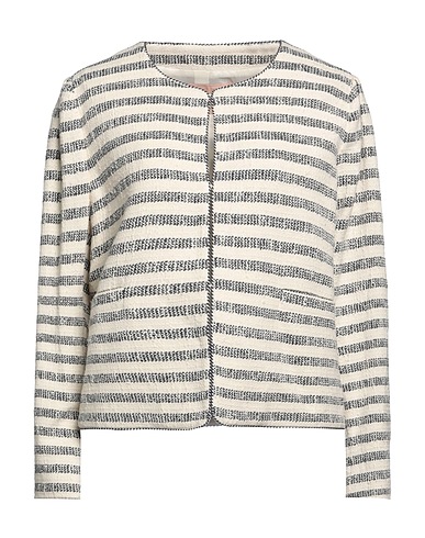 TWINSET Jackett Off white 87% Baumwolle, 5% Acryl, 3% Andere Fasern, 3% Polyester, 2% Polyamid