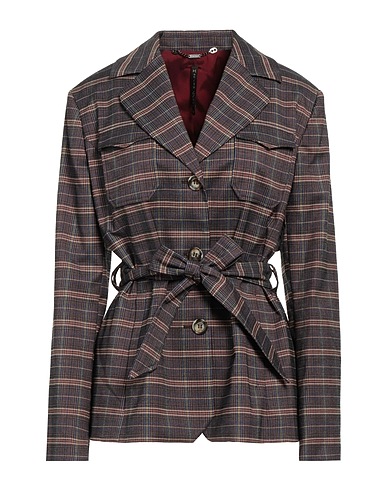 MANILA GRACE Blazer Plum 74% Polyester, 21% Viscose, 5% Elastane