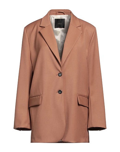 PINKO Blazer Camel 64% Polyester, 33% Viscose, 3% Elastane