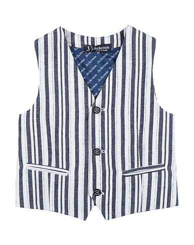 JECKERSON Waistcoat White 50% Linen, 30% Cotton, 20% Polyester