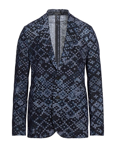 EMPORIO ARMANI Blazer Midnight blue 77% Polyester, 23% Elastane