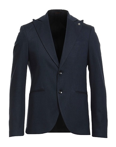 OFFICINA 36 Blazer Midnight blue 62% Viscose, 35% Polyester, 3% Elastane