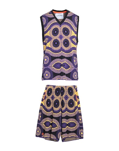 LE PAS SAGE Paris Tuta Sportiva Viola 100% Cotone