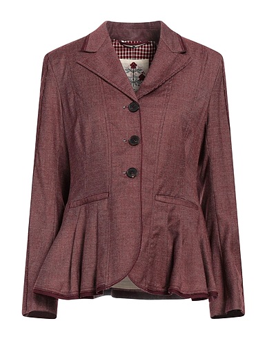 HIGH Blazer Burgundy 98% Virgin Wool, 2% Elastane