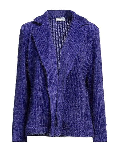 SIMONA A Blazer Purple 98% Polyester, 2% Elastane