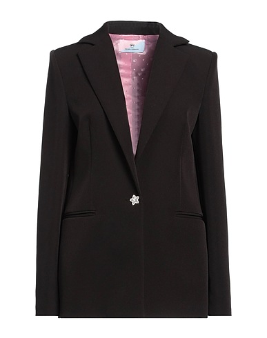 CHIARA FERRAGNI Blazer Black 93% Polyester, 7% Elastane
