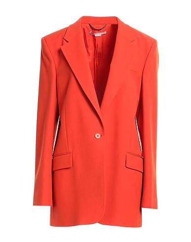 STELLA McCARTNEY Giacca Rosso pomodoro 53% Poliestere, 43% Lana, 4% Elastan