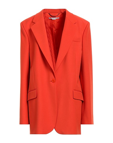 STELLA McCARTNEY Blazer Orange 53% Polyester, 43% Wool, 4% Elastane