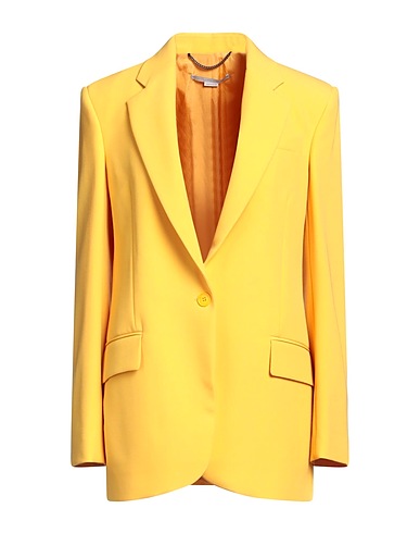 STELLA McCARTNEY Giacca Giallo 53% Poliestere, 43% Lana, 4% Elastan
