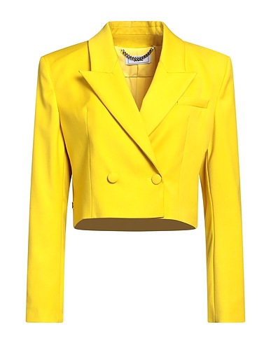 JIJIL Giacca Giallo 66% Poliestere, 33% Viscosa, 1% Elastan