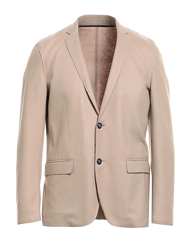 PAOLO PECORA Blazer Light brown 100% Virgin Wool