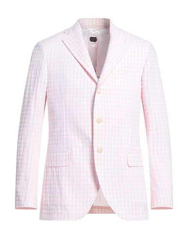 MP MASSIMO PIOMBO Blazer Light pink 65% Cotton, 35% Polyester, Viscose, Acetate