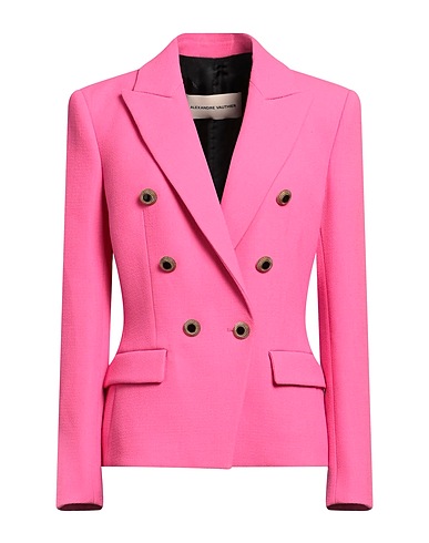 ALEXANDRE VAUTHIER Blazer Fuchsia 100% Wool, Cupro