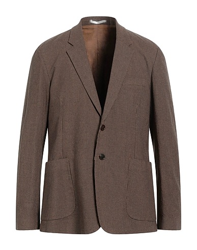 GRIFONI Americana Marrón claro 69% Algodón, 23% Poliéster, 4% Otras Fibras, 3% Poliamida, 1% Elastán