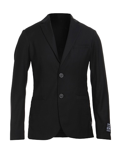 ARMANI EXCHANGE Blazer ICON PERIOD Black 65% Polyester, 32% Viscose, 3% Elastane