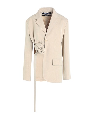 JACQUEMUS Blazer Sand 57% Viscose, 43% Silk