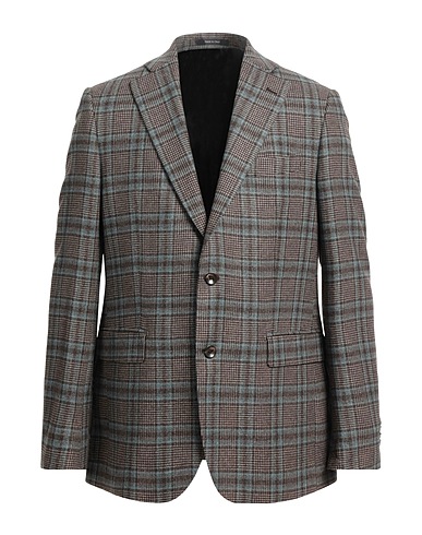 ANGELO NARDELLI Blazer Grigio 50% Lana Vergine, 37% Viscosa, 13% Poliammide