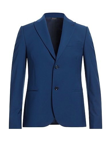 GREY DANIELE ALESSANDRINI Blazer Blu 70% Poliestere, 28% Viscosa, 2% Elastan