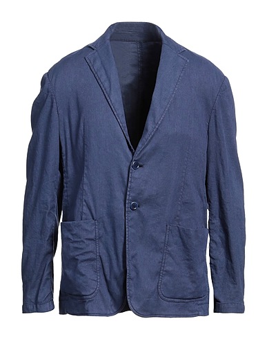 DONDUP Veste Bleu marine 54% Lin, 43% Lyocell, 3% Élasthanne