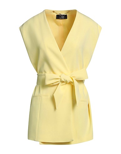 CLIPS Jacket Pastel yellow 97% Viscose, 3% Elastane