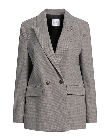 SOALLURE Blazer Burgundy 54% Cotton, 39% Polyester, 4% Other Fibres, 3% Elastane