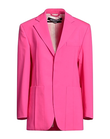 JACQUEMUS Blazer Fuchsia 98% Virgin Wool, 2% Elastane