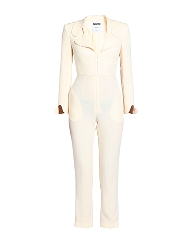 MOSCHINO Tute e Salopette COUTURE Beige 70% Acetato, 30% Viscosa