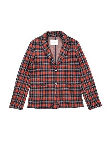 PAOLO PECORA Blazer Rust 67% Viscose, 31% Polyamide, 2% Elastane