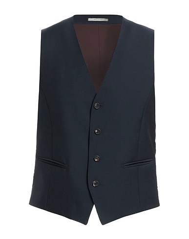 PAL ZILERI Suit vest Midnight blue 84% Wool, 16% Mohair wool