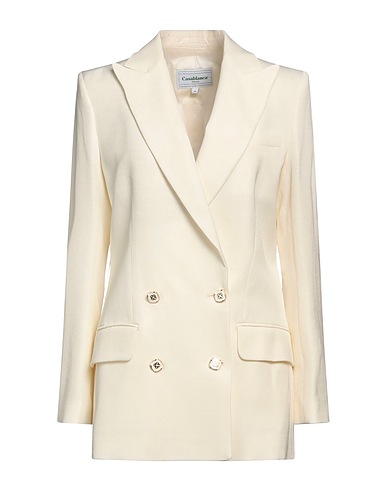 CASABLANCA Blazer White 57% Viscose, 43% Silk