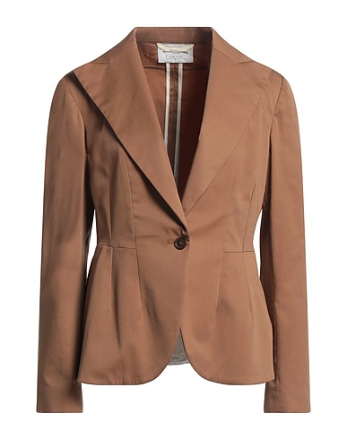 BALLANTYNE Blazer Camel 97% Cotton, 3% Elastane