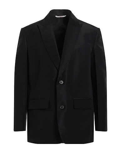 VALENTINO GARAVANI Blazer Black 100% Silk, Polyester, Cotton