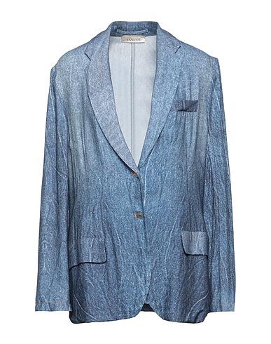 LANEUS Blazer Blue 100% Viscose