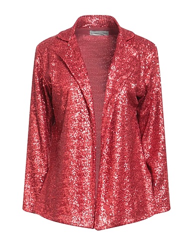 BOUTIQUE de la FEMME Jackett Ziegelrot 100% Polyester