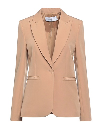 SIMONA CORSELLINI Blazer Sand 93% Polyester, 7% Elastane