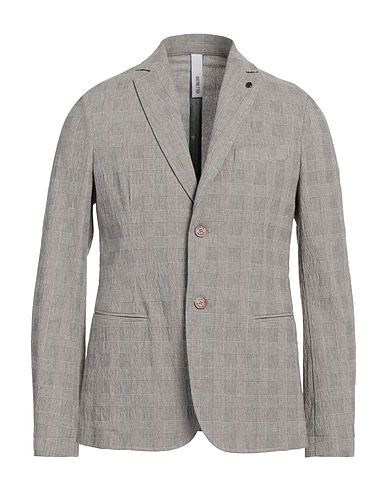 DISTRETTO 12 Blazer Beige 83% Cotton, 16% Polyester, 1% Lycra®