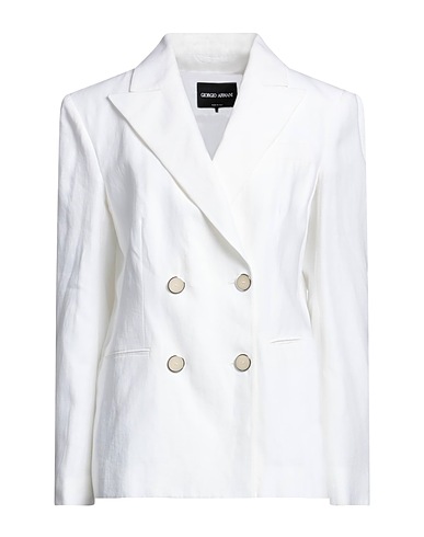 GIORGIO ARMANI Blazer White 100% Linen