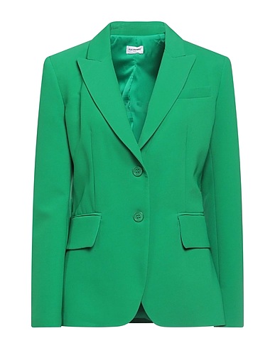 RUE DU BAC Blazer Emerald green 91% Polyester, 9% Elastane