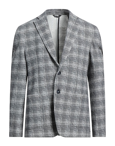 DOMENICO TAGLIENTE Blazer Grey 32% Virgin Wool, 27% Polyamide, 21% Other Fibres, 14% Polyester, 6% Elastane