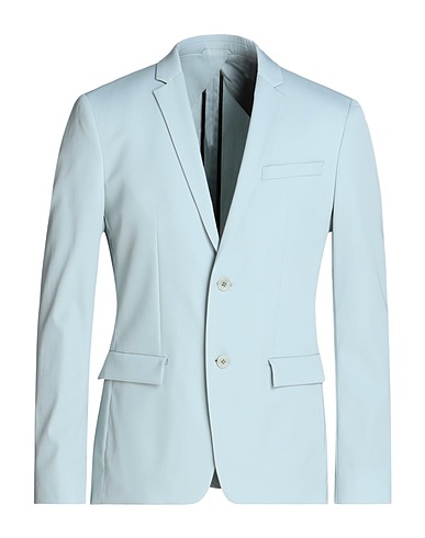CALVIN KLEIN Veste Vert clair 55% Polyester, 43% Laine, 2% Élasthanne