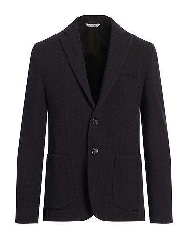 DOMENICO TAGLIENTE Blazer Chocolate brown 54% Polyester, 28% Viscose, 18% Elastane