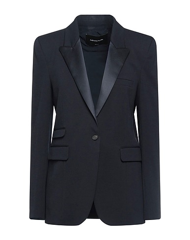 FABIANA FILIPPI Blazer Midnight blue 65% Wool, 25% Polyamide, 10% Elastane, Polyester