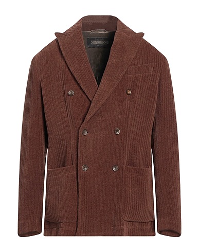 SUN HOUSE Blazers Braun 46% Baumwolle, 37% Viskose, 17% Nylon, Horn