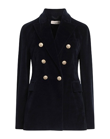 CIRCOLO 1901 Blazer Midnight blue 80% Cotton, 20% Polyester