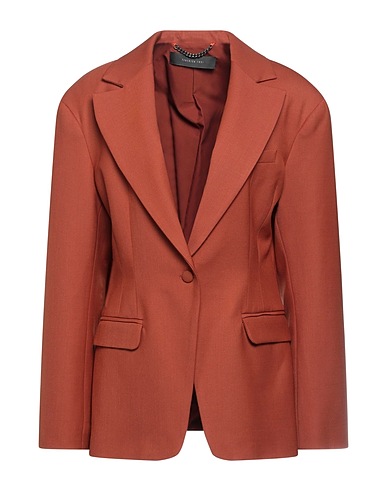 FEDERICA TOSI Blazer Rust 52% Polyester, 43% Wool, 5% Elastane