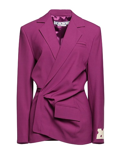 OFF-WHITE™ Jackett Malve 53% Polyester, 43% Schurwolle, 4% Elastan