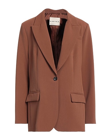 KARTIKA Blazer Brown 83% Polyester, 13% Viscose, 4% Elastane