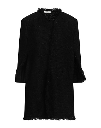 CHARLOTT Cardigan Black 100% Wool, Viscose, Polyester