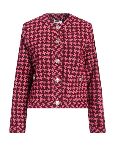 CLIPS MORE Blazer Burgundy 51% Acrylic, 36% Polyester, 11% Polyamide, 2% Elastane